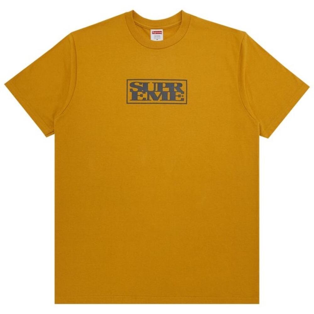 Supreme Connect Tee T Shirt Mustard Size Small New!